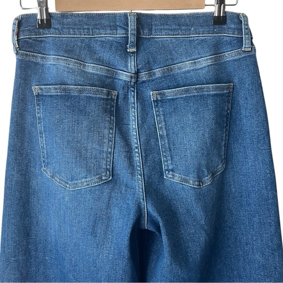 Boden Women’s High Rise Wide Leg Relaxed Blue Stretch Denim Jeans 29 Petite - Picture 5 of 11